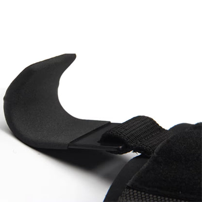 Weight Lifting Hook Grips with Wrist Wraps Hand-Bar Wrist Strap Gym Fitness Hook Weight Strap Pull-Ups Power Lifting Gloves