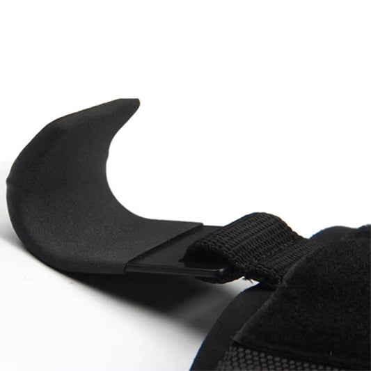 Weight Lifting Hook Grips with Wrist Wraps Hand-Bar Wrist Strap Gym Fitness Hook Weight Strap Pull-Ups Power Lifting Gloves
